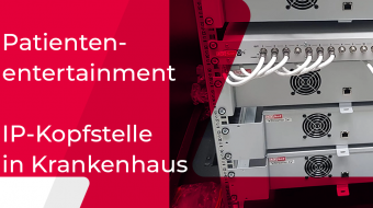 Patientenentertainment in Krankenhaus