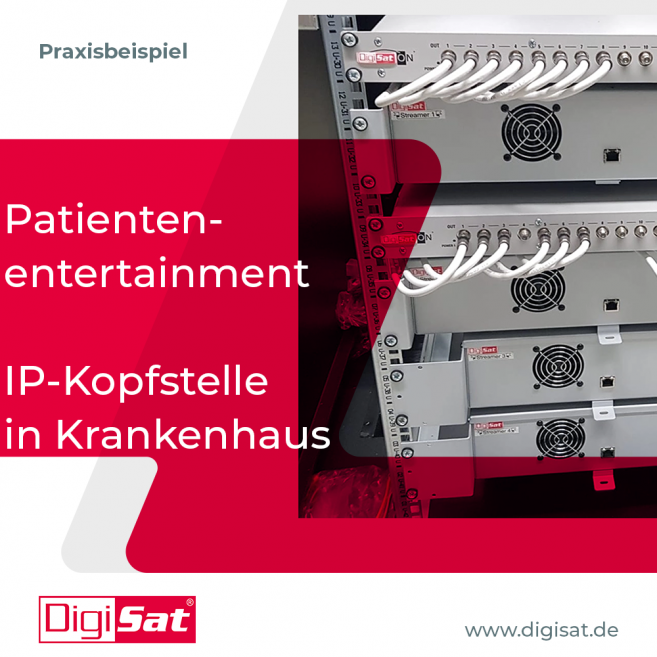 Patientenentertainment in Krankenhaus