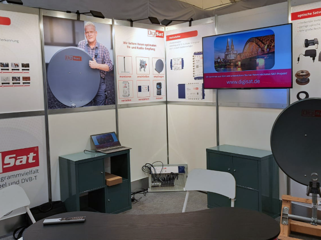 Messestand DigiSat Köln