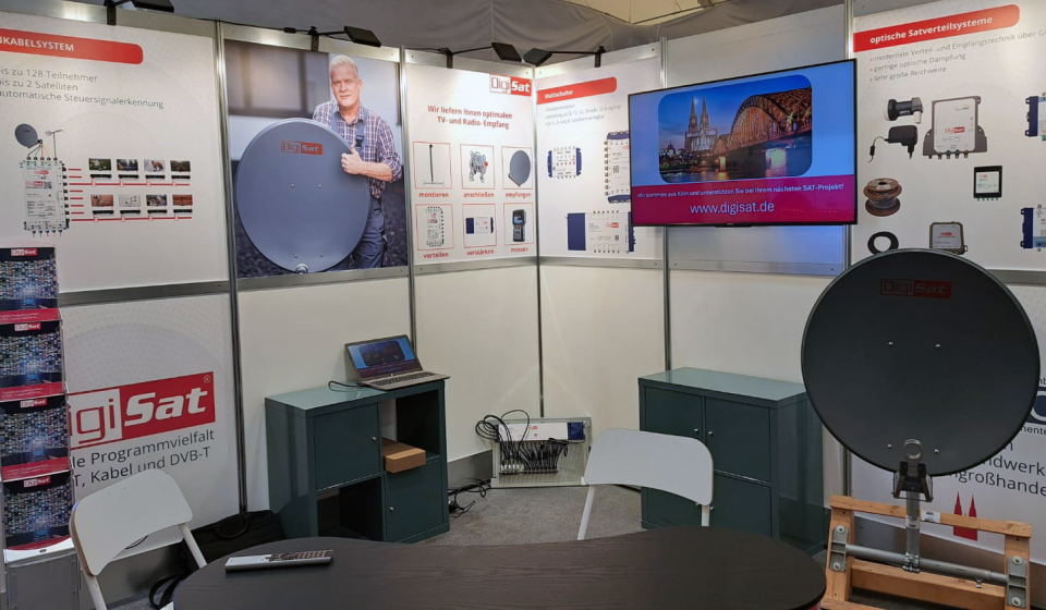 Messestand DigiSat Köln